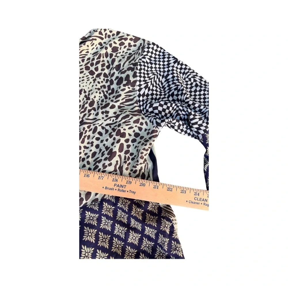 Sacred Threads Black and White Patterned Kids Dress - Picture 15 of 16